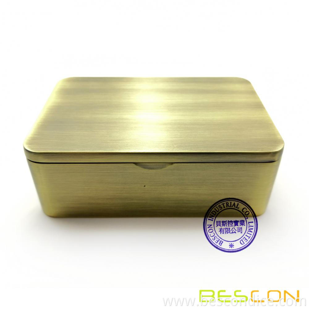 Heavy Duty Brass Metal Dice Stock Box 2 Heavy Duty Brass Metal Dice Stock Box 2